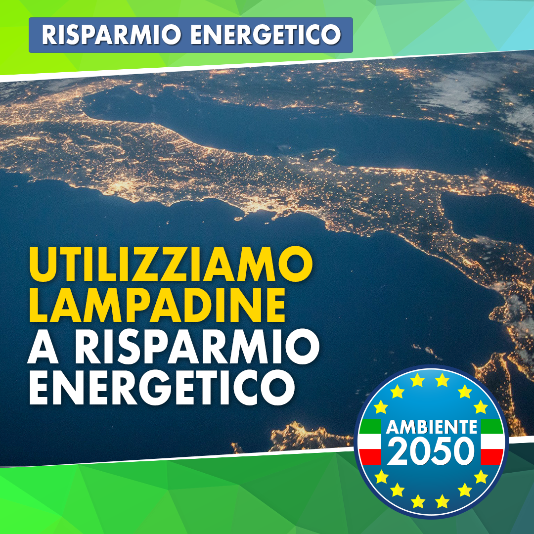 utilizziamo lampadine a risparmio energetico